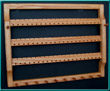 3-Tier Extra Wide Oak Earring Holder