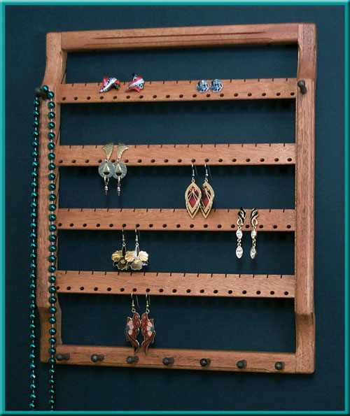 4-Tier Earring Holder Close-Up