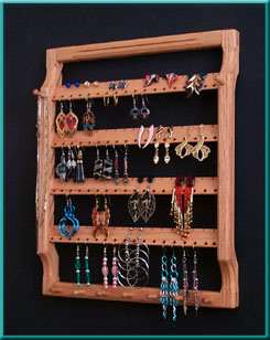 Woodwitch Finely Crafted Earring Holder